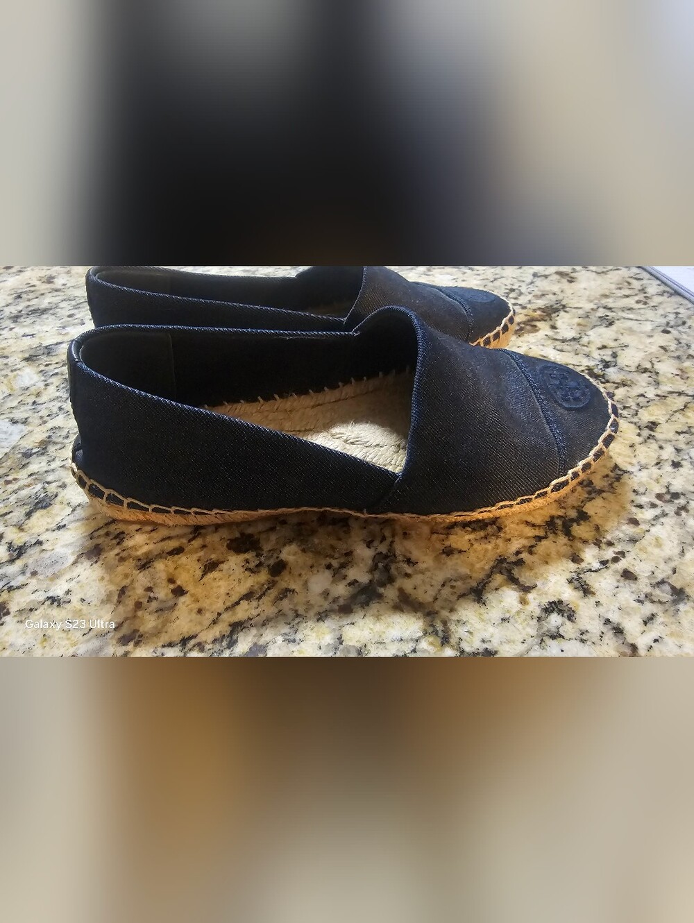 Tory Burch Denim Espadrille Flats. Size 5.5 - Picture 6 of 12